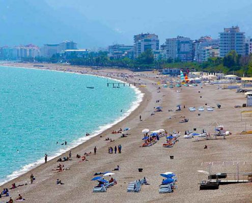 antalya, konyaaltı sahili, antalya sahil, antalya kumsal, antalya toros seyahat