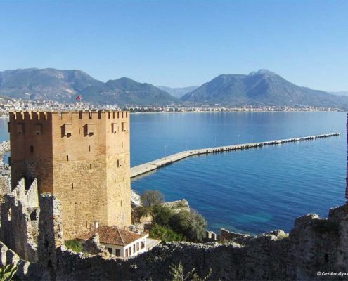 alanya kalesi, alanya limanı, alanya foto, alanya resim, antalya toros seyahat