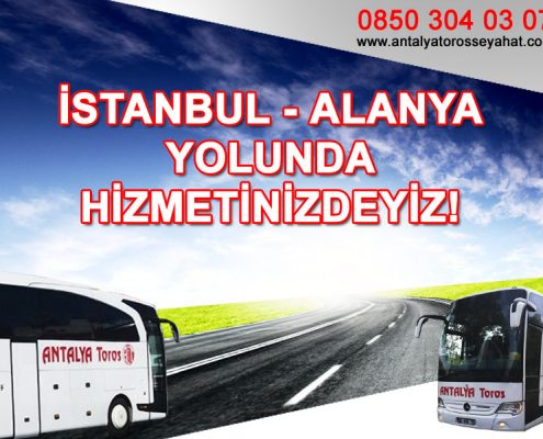 antalya toros seyahat, istanbul - alanya otobüs bileti