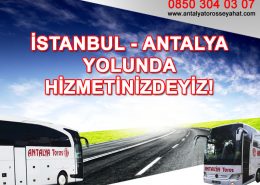 antalya toros seyahat, istanbul -antalya otobüs bileti