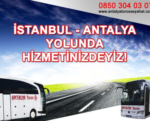 antalya toros seyahat, istanbul -antalya otobüs bileti
